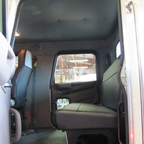 Back seat of crew cab